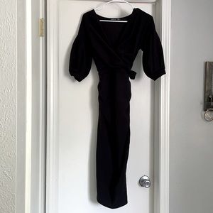 Black cocktail dress